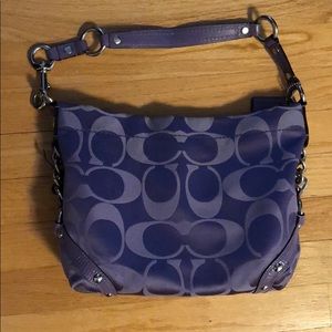 Purple Coach Purse